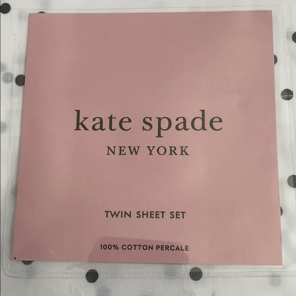 NWT Kate Spade deco dot sheets set - twin - Picture 2 of 4